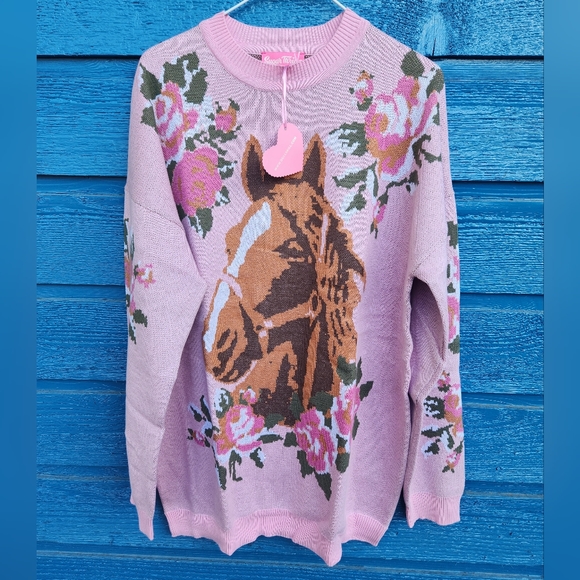 Equestrian oversized sweater - Picture 5 of 10